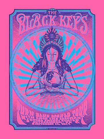 Terry Bradley - Allman Brothers 45th Anniversary Poster 2014 - Beacon Theatre, NYC