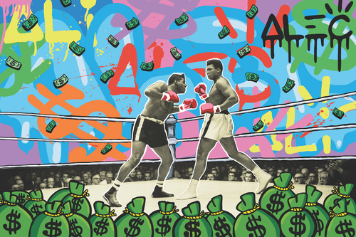 The Greatest of All Time Muhammed Ali - Alec Monopoly Brand Poster 2022