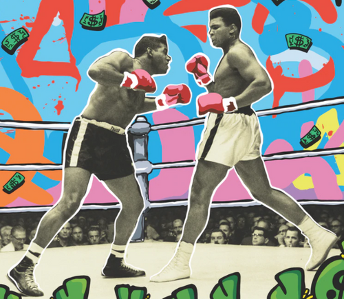 The Greatest of All Time Muhammed Ali - Alec Monopoly Brand Poster 2022