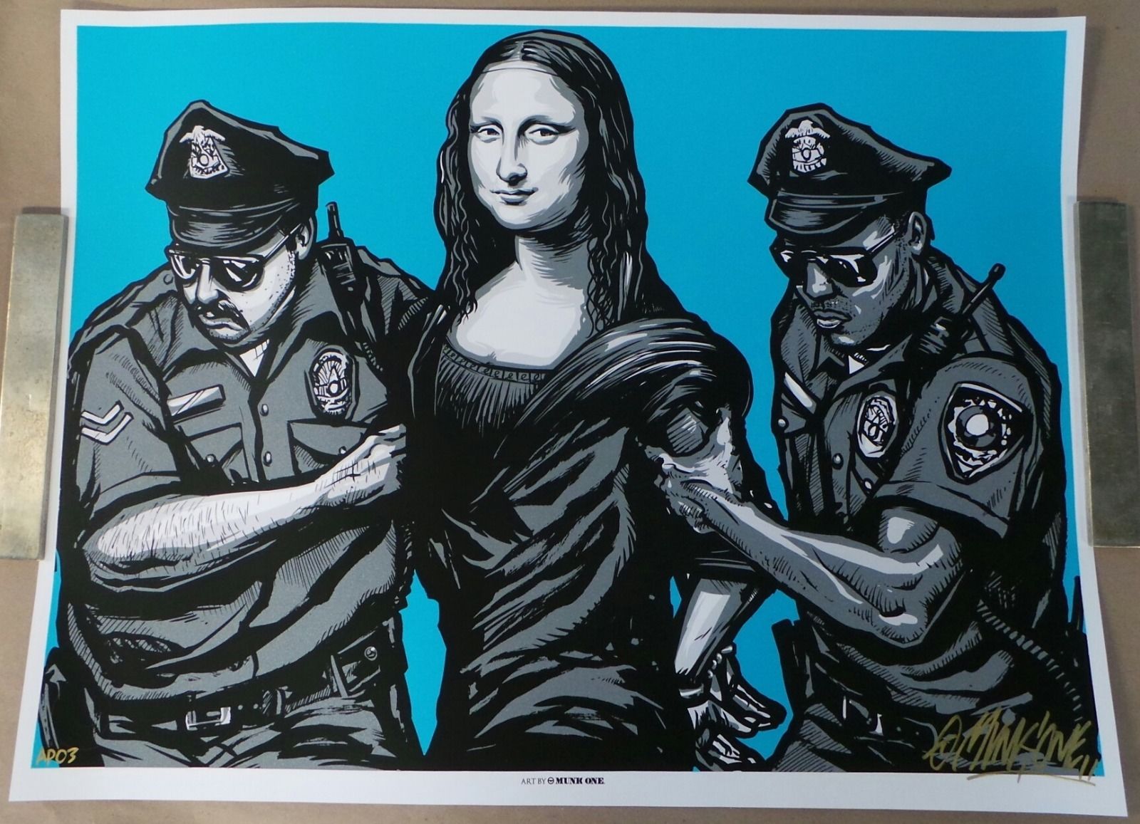 "Arrested (Special AP edition)" by Munk One.  Circa 2013. 