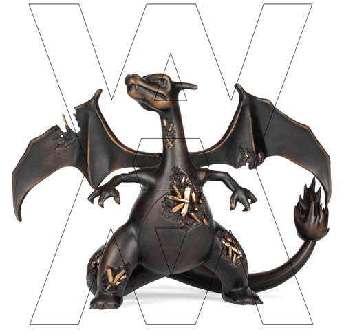 Bronze Crystalized Charizard - Arsham Studio