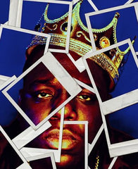 Title:  We Miss You B.I.G. (SET OF 3)  Artist:  Mr. Brainwash  Edition:  Each part of an edition of only 47 total copies. 3 prints total in this set. Red, Blue and Gray.  Each print is signed and numbered with a thumbprint on the back.  Type: 7 Color screenprints on hand-torn archival art paper.  Size:  30" x 40"  Notes:  Widely accepted as one of the most famous rappers of all time, we honor the Notorious B.I.G on what would have been his 47th birthday.
