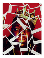Title:  We Miss You B.I.G. (SET OF 3)  Artist:  Mr. Brainwash  Edition:  Each part of an edition of only 47 total copies. 3 prints total in this set. Red, Blue and Gray.  Each print is signed and numbered with a thumbprint on the back.  Type: 7 Color screenprints on hand-torn archival art paper.  Size:  30" x 40"  Notes:  Widely accepted as one of the most famous rappers of all time, we honor the Notorious B.I.G on what would have been his 47th birthday.