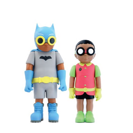 Title: "Flynamic Duo" - Vinyl Collectibles  Edition: xx/325  Type: Vinyl Dolls  Size: Batman - 16"  Robin - 13"  Notes: Sold as a set.