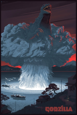 Laurent Durieux - Godzilla Variant Screenprint - x/125 s/n - 2015
