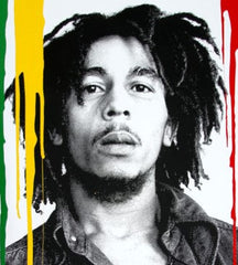 Title: Happy Birthday Bob Marley Buffalo Soldier  Artist: Mr Brainwash  Edition: For the birthday of Bob Marley, we have a limited-edition series of prints. Popularized with bringing reggae music to the masses, Bob Marley embodies the spirit of a true music legend.  Multi color Edition of 20. Each screen print is signed and numbered, with a thumb print on the back.  Type: A one color screen print hand finished with spray paint and glossy acrylic paint.