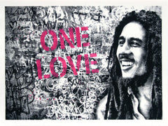 Mr. Brainwash - Happy Birthday Bob Marley One Love Screenprint - SET OF 5 xx/74 S/n