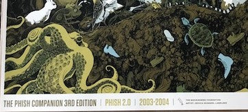 "TPC3 – Phish 2.0, 2003-2004" Screen printed Jessica Seamans, Landland Poster S/