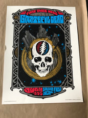 GRATEFUL DEAD - 2015 ALAN FORBES POSTER CHICAGO, IL STEAL YOUR FACE  Venue: Soldier Field on 7/3, 7/4, and 7/5 - Chicago, IL  Print measures 18" x 24", unsigned, numbered by the artist  Limited Edition Screen printed poster of 2,015  Condition with some edge-wear, please use the zoom feature to see all of the edges etc..  Check out our other listings for more hard-to-find and out-of-print posters