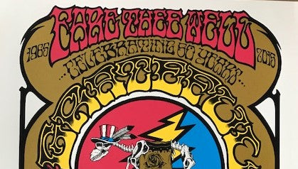 Title:  Grateful Dead Fare Thee Well Steal Your Face  Artist:  Alan Forbes  Edition:  2015 Limited edition run of ONLY 2,015, unsigned, hand-numbered by the artist  Type:  Screen printed poster  Size:  18" x 24"   Venue:  Levi's Stadium  Location:  Santa Clara, CA  Notes:  Fare Thee Well Tour; Celebrating 50 years (1965-2015) The concert was at the Levi's Stadium in Santa Clara, California, June 27th and 28th. Check out our other listings for more hard-to-find and out-of-print posters