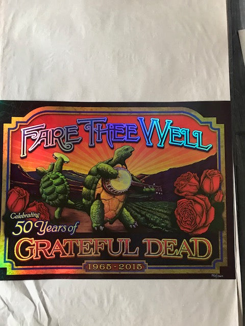 Brian Carroll - GRATEFUL DEAD - 2015 - Terrapin Crate - Gold Foil