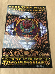Grateful Dead Fare Thee Well GD50 Print, Santa Clara, CA 2015 3D Lenticular Michael Everett