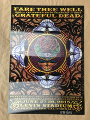 Grateful Dead Fare Thee Well GD50 Print, Santa Clara, CA 2015 3D Lenticular Michael Everett