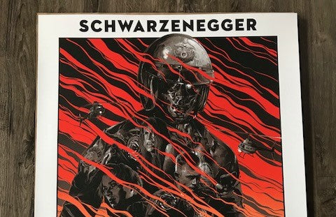 Terminator 2: Judgment Day Screenprinted Poster Paper Variant Edition by Gabz -