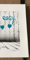 Rene Gagnon - Love is Easy Silkscreen Art Print 2012 S/N’d xx/10