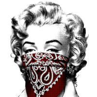 Title:  STAY SAFE RED  Artist:  Mr. Brainwash  Edition:  xx/50  Type:  Two-color screen-print on archival paper  Size:  22" x 22"  Notes:  Limited Edition of 50 Print on paper. In celebration of Marilyn Monroe’s birthday on June 1st, we will be releasing Stay Safe, a new limited edition screen print. Each two-color screen print is hand-torn, signed, and numbered with a thumbprint on the back.  Check out our other listings for more hard-to-find and out-of-print posters.