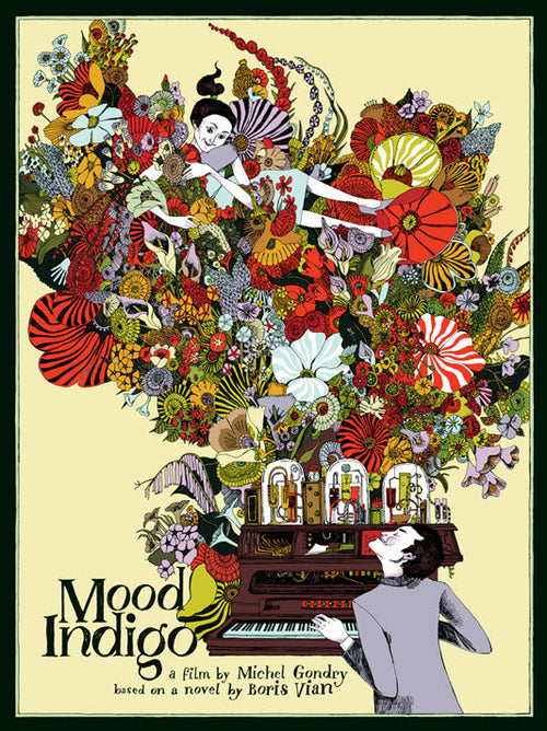 Mood Indigo Movie Screenprinted Poster 2014 – Landland S/N'd, xx/145