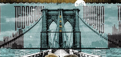 Title: Tedeschi Trucks Band - NYC - 2019 (Full triptych sets available)  Edition: Limited Edition, Signed and numbered APs.  Type:  Five color limited edition triptych is printed full bleed so that all three posters can be framed/hung together as shown in the image.  Gold metallic and glow in the dark ink add special print touches  Size: Full triptych size: 54” x 24”  Individual poster size: 18” x 24”  Notes:  **THESE PRINTS ALL SOLD OUT IN NEW YORK**