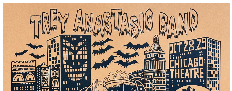 2022 Trey Anastasio Band - Chicago Theatre - Pumpkin Edition by Jim Pollock