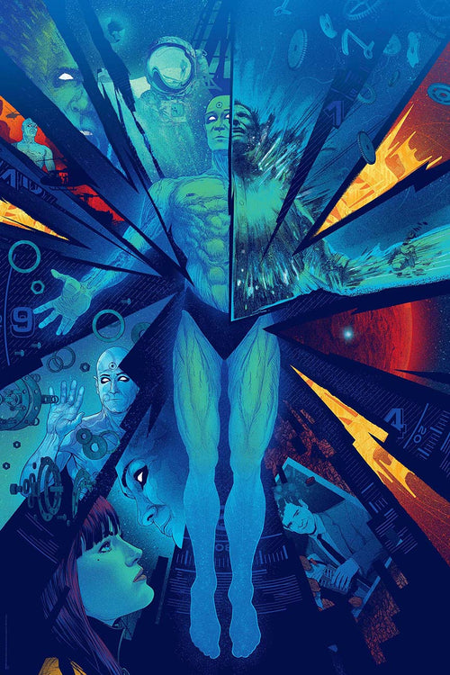 Kevin Tong limited screenposter print 2013 Watchmen x/125, S/N'd