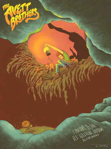 Zeb Love The Avett Brothers Missoula, MT Screen Print xx/200 2013