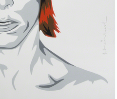 Inspired by the iconic musician, actor, and artist David Bowie's "Aladdin Sane" album. Check out our other listings for more hard-to-find prints and posters.  Screen Print Poster, Printed on hand torn archival art paper and featuring a signature thumb print on the back.  Released by Its a Wonderful World Inc. in 2016. Limited Edition of 169 prints. Signed and numbered by the artist.