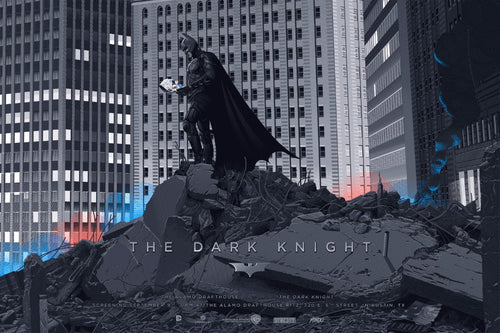 The Dark Knight (Variant) Screenprint Poster xx/225 N'd Mondo Batman Durieux