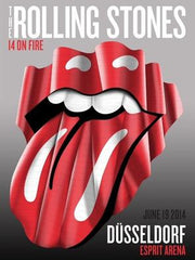 Title: Rolling Stones   Poster artist:   Edition:  xx/500  Type: Limited edition lithograph   Size: 17" x 23"  Location: Dusseldorf, Germany   Venue:  Esprit Arena   Notes:  1st edition, official poster hand numbered and embossed.  Official poster, Europe 14 On Fire Tour original from the show!