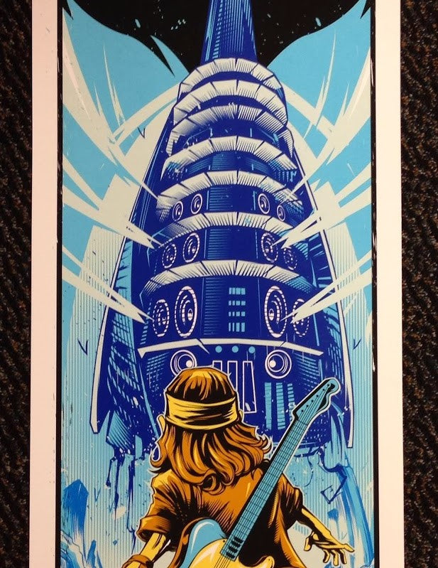 EDDIE VEDDER PERTH, AUSTRALIA 2014 POSTER by Dayne Henry, S/N'd xx/100