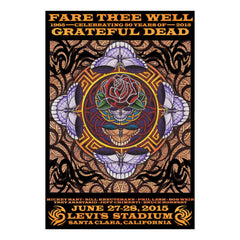 Grateful Dead Fare Thee Well GD50 Print, Santa Clara, CA 2015 3D Lenticular Michael Everett
