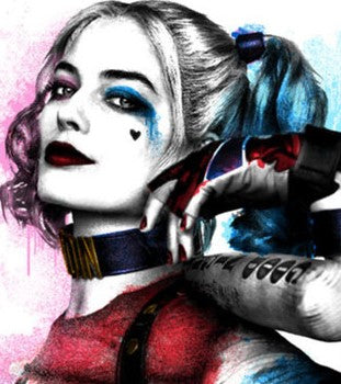 Title: Harley Quinn Suicide Squad MBW DC Comics (2016)  Artist: Mr. Brainwash  Edition: Signed and numbered with a thumbprint on the back in a limited edition of 150 total copies.  Type: Screen print in colors on archival paper  Size: 30" × 22.59"  Notes:  Check out our other listings for more hard-to-find and out-of-print posters.