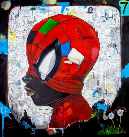 Title:  The Webs We Weave  Artist:  HEBRU BRANTLEY  Edition:  xx/80  Type:  Printed on 330gsm Museum Cotton Smooth Rag Paper  Size:  24" x 24"  Notes:  Created in an extremely limited edition of 80 prints total from the regular edition, signed and numbered.