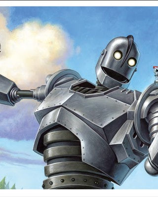THE IRON GIANT - 2014 POSTER PRINT BY JASON EDMISTON CAR STATIC MEDIUM MONDO MOV