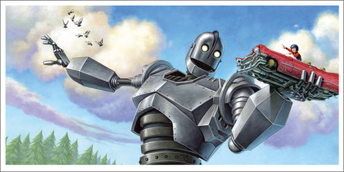 THE IRON GIANT - 2014 POSTER PRINT BY JASON EDMISTON CAR STATIC MEDIUM MONDO MOV