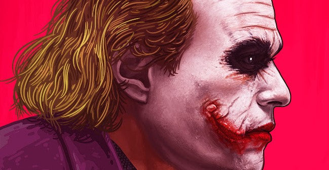 The Joker (Dark Knight / Heath Ledger) Portrait - Mike Mitchell / Mondo Limited