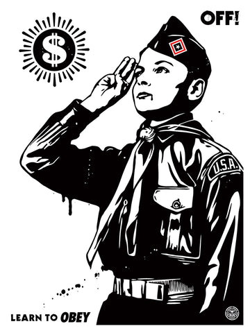 Shepard Fairey - Propaganda Services Eye OBEY Giant Screen Print, S/N'd xx/ - 2014