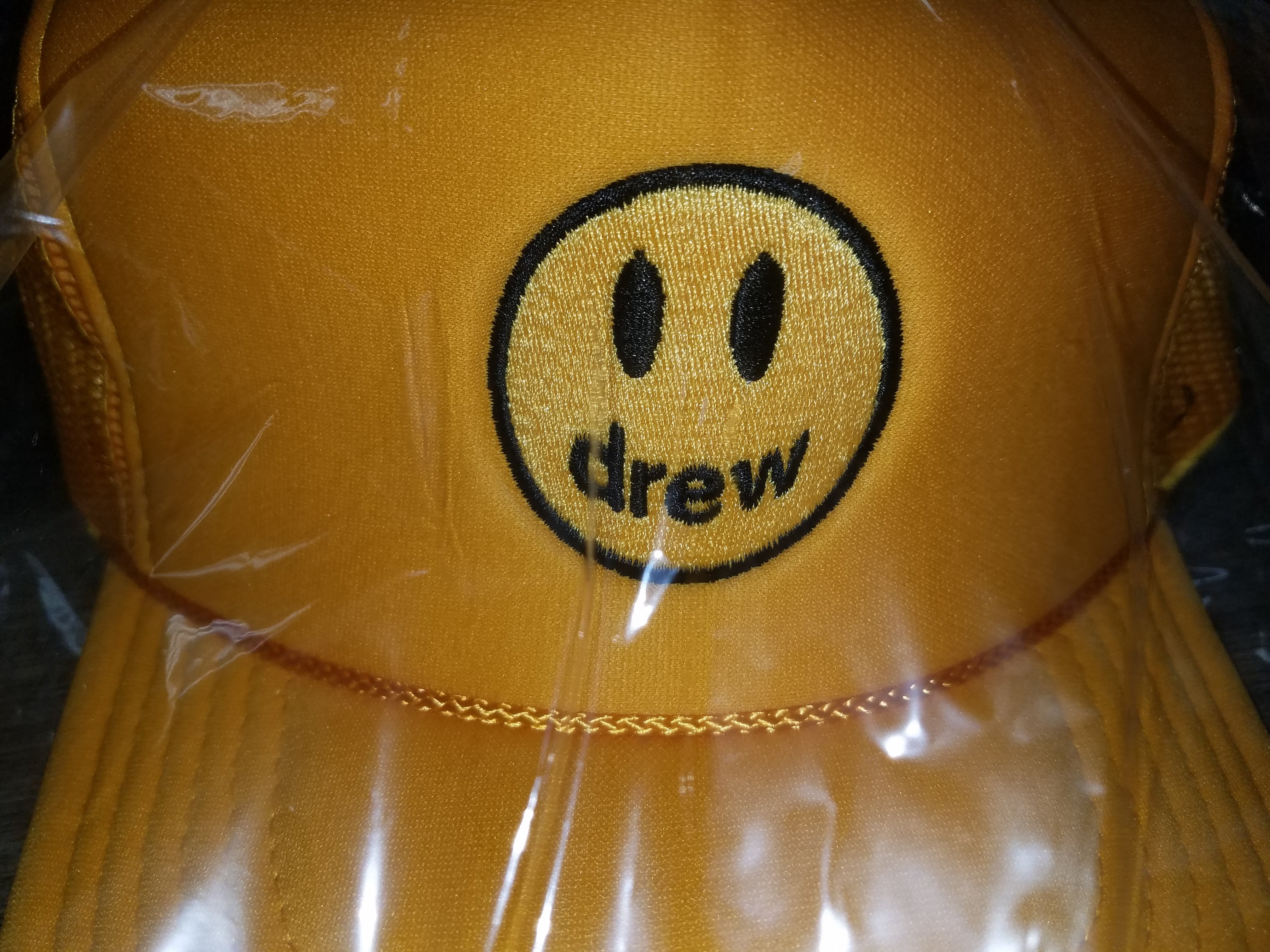 House of Drew Collection Sold Out Mascot Trucker Hat Yellow Ballcap Snapcap