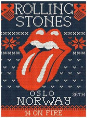 Title: Rolling Stones   Poster artist:   Edition: 1st edition, official poster hand numbered and embossed  Type: Limited edition lithograph   Size: 17" x 23"  Location: Oslo, Norway   Venue: Telenor Arena   Notes: Official poster, Europe 14 On Fire Tour original from the show!