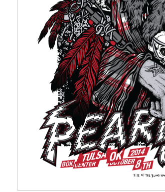 Pearl Jam – Tulsa OK -Ames Brothers 2014 S/N's xx/130