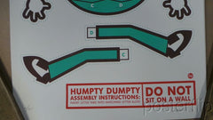 Title:  In Case Of Great Fall  - Humpty Dumpty Artist: Dave Perillo  Edition:   xx/45  Type:  5-color screen-print  Size: 12" X 18"  Notes:  Signed and numbered in limited edition of only 45.  Print is stored flat in very good condition. Following purchase, prints are rolled in archival paper and shipped with bubble wrap in sturdy cardboard tubes.  Check out our other listings for more hard-to-find and out-of-print posters.
