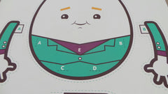 Title:  In Case Of Great Fall  - Humpty Dumpty Artist: Dave Perillo  Edition:   xx/45  Type:  5-color screen-print  Size: 12" X 18"  Notes:  Signed and numbered in limited edition of only 45.  Print is stored flat in very good condition. Following purchase, prints are rolled in archival paper and shipped with bubble wrap in sturdy cardboard tubes.  Check out our other listings for more hard-to-find and out-of-print posters.