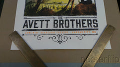 Zeb Love - The Avett Brothers - Kansas City Starlight Screen print - 2015 - xx/200 S/N