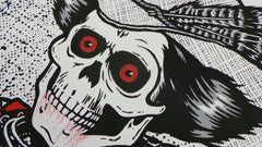 Title:  Pearl Jam Calgary - 2013 (Bonez Limited Edition)  Artist:  Ames Bros  Edition: Poster is printed in a Bonez Limited Edition of 25. Signed and numbered by the artist.  Type:  Screen Print  Size: 20" x 26"  Location:  Calgary, Australia
