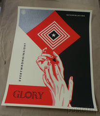 Title: Interpolation  Artist: Shepard Fairey  Edition: xxx/550  Type: Screen print  Size: 18" x 24"  Notes:  Released by Mondo in 2014 in a limited edition of 110, hand-numbered.  Print is stored flat in very good condition. Following purchase, prints are rolled in archival paper and shipped with bubble wrap in sturdy cardboard tubes.  Check out our other listings for more hard-to-find and out-of-print posters.