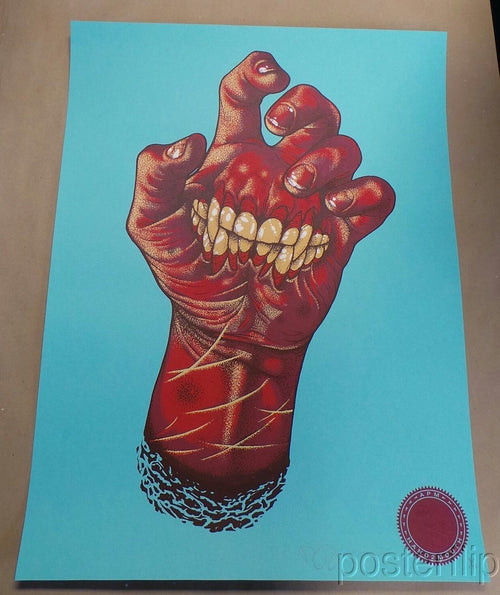 John Baizley Hand2Mouth Screenprint Blue Raspberry Edition S/N'd xx/12 Baroness 2014