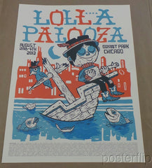 Michael Sieben - Lollapalooza Poster 2013 - Chicago
