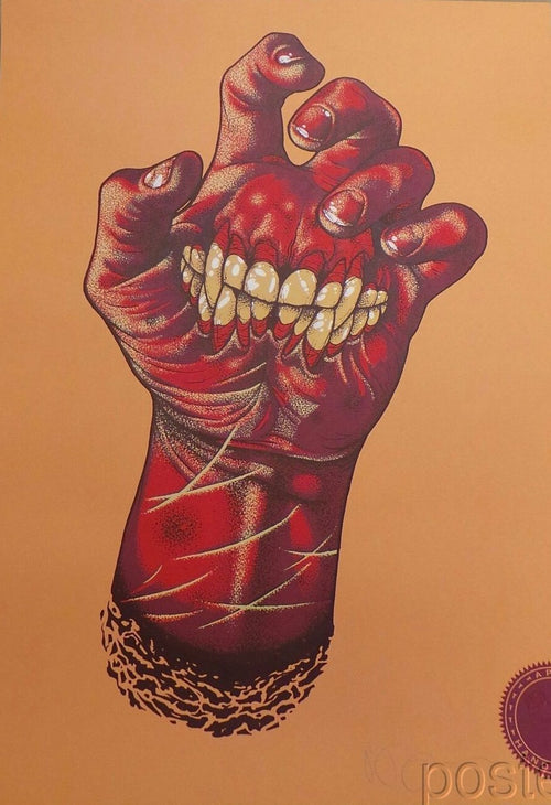 John Baizley Hand2Mouth Screenprint Orange Fizz Edition S/N'd 1/1 Baroness 2014