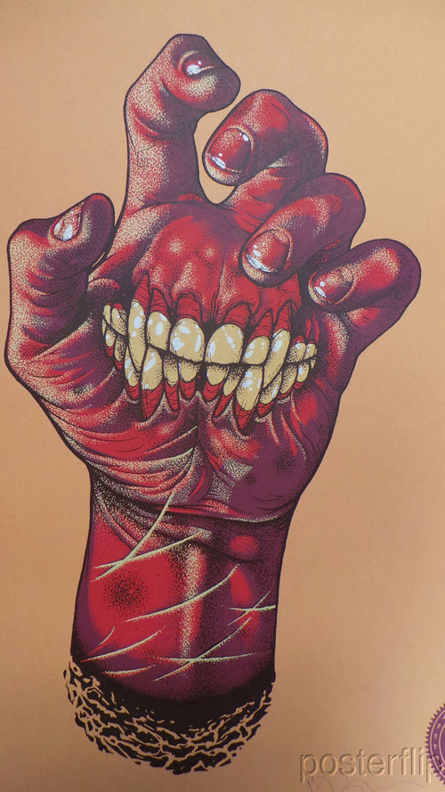 John Baizley Hand2Mouth Screenprint Orange Fizz Edition S/N'd 1/1 Baroness 2014