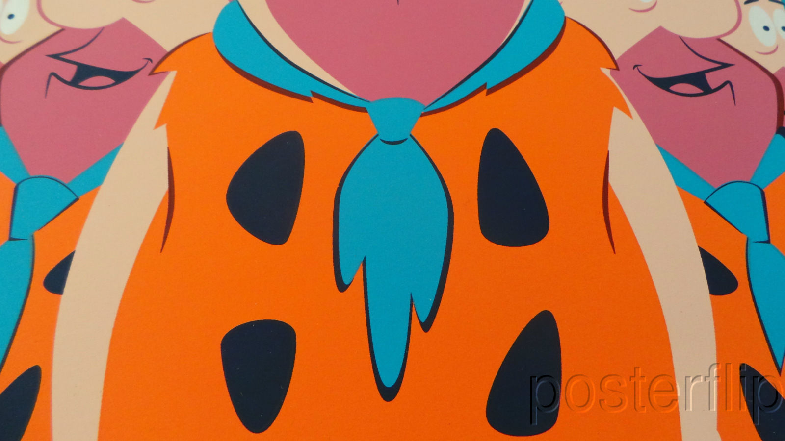 Ten Little Flintstones Screenprint Poster Mondo Dave Perillo xx/175