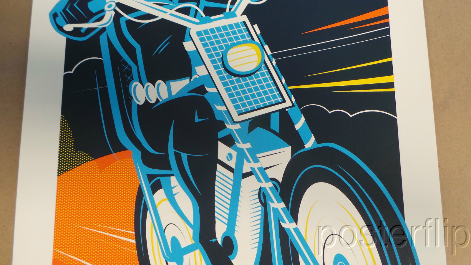 Title:  Ghost Rider  Artist:  Dave Perillo  Edition:  xx/225  Type: Screen print poster  Size:  12" x 24"  Notes:  Released by Grey Matter Art in 2015.  Inspired by the iconic Marvel comic book superhero.  Print is stored flat in very good condition. Following purchase, prints are rolled in archival paper and shipped with bubble wrap in sturdy cardboard tubes.  Check out our other listings for more hard-to-find and out-of-print posters.